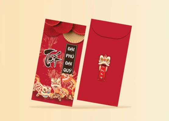Bao lì xì mẫu Đại Phú Đại Quý bốn